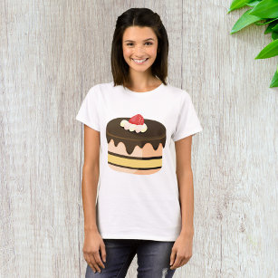 Kuchen und Erdbeere T-Shirt