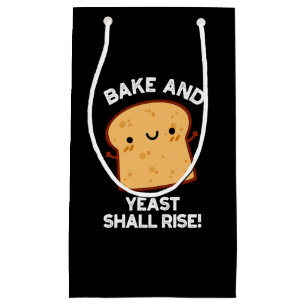 Kuchen und Hefe wird sonniges Brot pun Dark BG Kleine Geschenktüte