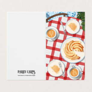 Kuchen und Kaffee für zwei Personen