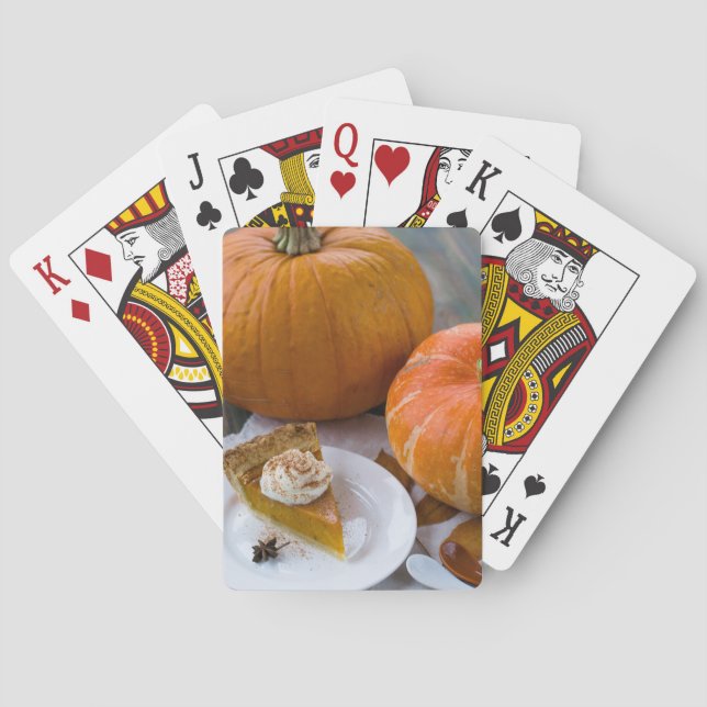 Kuchen und Kürbis Spielkarten (Rückseite)