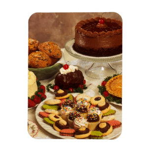 Kuchen und Süßigkeiten Magnet