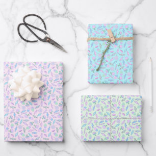 Kuchen und Süßigkeiten - Süße Pastell-Leckereien Geschenkpapier Set