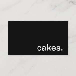 Kuchen-Visitenkarte Visitenkarte