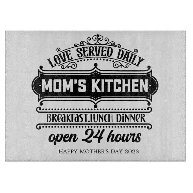 Küchenabteilung der Mama Schneidebrett (Vorderseite)