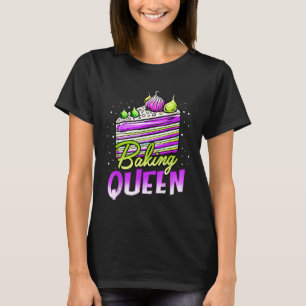 Kuchenbacken Queen Cupcake Bäckereien Konditorware T-Shirt