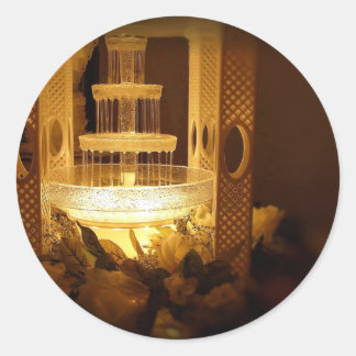 Kuchenbrunnen Runder Aufkleber