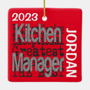 Küchenchef Extraordinaire CUSTOM Keramikornament
