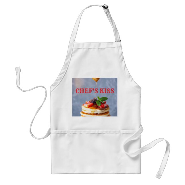 Küchenchef-Kuss-Pfannkuchen Standard-Schürze Schürze (Vorne)