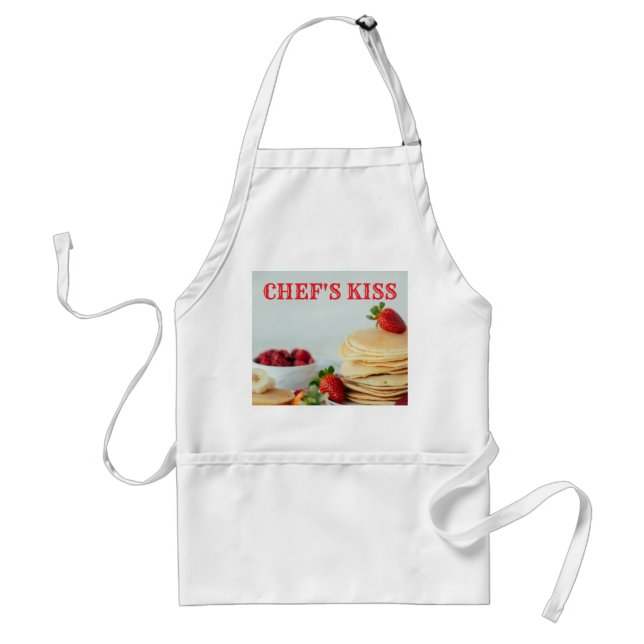 Küchenchef-Kuss-Pfannkuchen Standard-Schürze Schürze (Vorne)