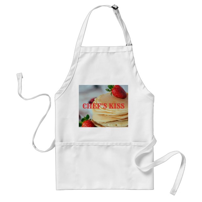 Küchenchef-Kuss-Pfannkuchen Standard-Schürze Schürze (Vorne)