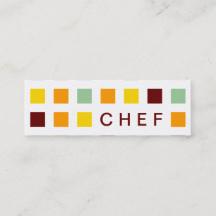 KÜCHENCHEF (mod Quadrate) Mini Visitenkarte