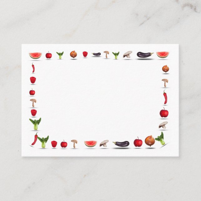 Küchendesign für Köche Köche Visitenkarte (Vorderseite)