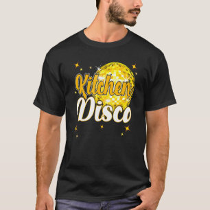Küchendisko 70er 80er Disco-Thema Vintage Retro T-Shirt