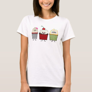 Kuchenfamilienzuckerglasur besprüht T-Shirt