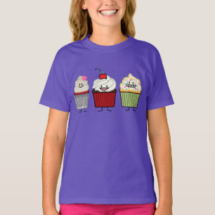 Kuchenfamilienzuckerglasur besprüht T-Shirt