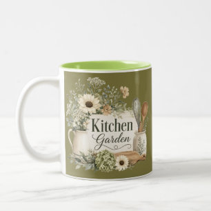 Küchengarten-Akzent-Tasse Zweifarbige Tasse