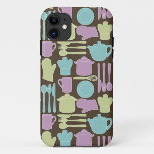 Küchengeräte Muster 2 iPhone 11 Hülle