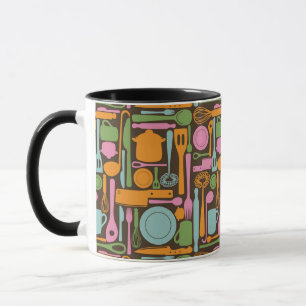 Küchengeräte Muster 3 Tasse
