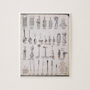 Küchengeräte, von einem Geschäftskatalog von Puzzle