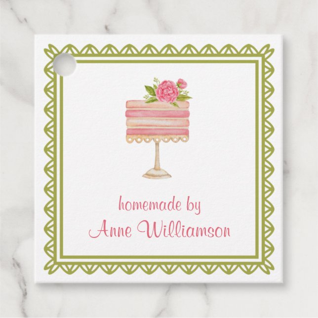 Küchengeschenk Tag Geschenkanhänger (Vorderseite)