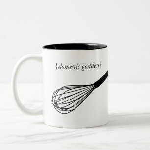 Küchengöttinkaffee-Tasse Zweifarbige Tasse