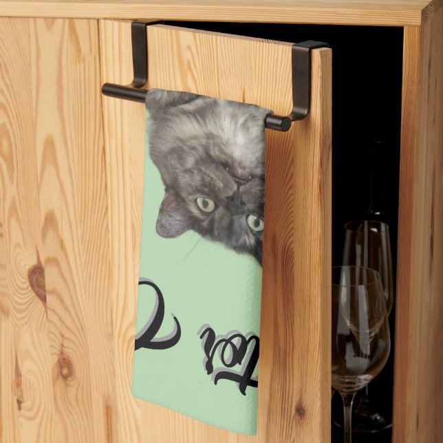 Küchenhandtuch Editor Cat von RoseWrites Geschirrtuch (Drittel gefaltet)