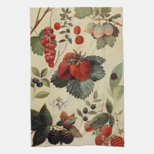 KÜCHENHANDTUCH MIT BEEREN KÜCHENTUCH
