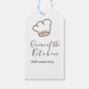 Küchenkönigin Chef kochen Name Krone Geschenkanhänger