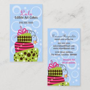 Kuchenkunst Bäckerei Visitenkarte