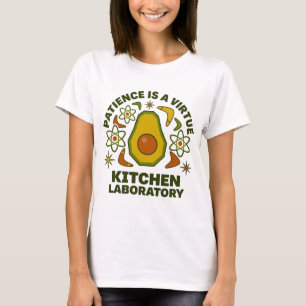 Küchenlabor – Retro Moderner Avocado T-Shirt