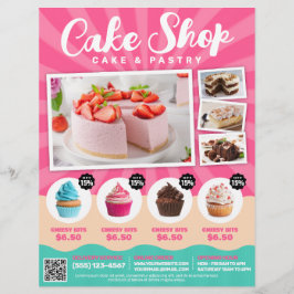 Kuchenladen / Bäckerei / Süßwaren - (Vorlage) Flyer