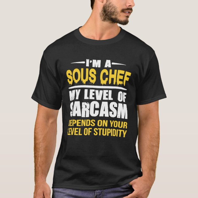 Küchenleiter   Mitarbeiter   Sarkastischer Küchenl T-Shirt (Vorderseite)