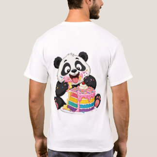 Kuchenliebhaber-Panda T-Shirt