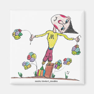 Küchenmagnet mit Cartoon Art Magnet