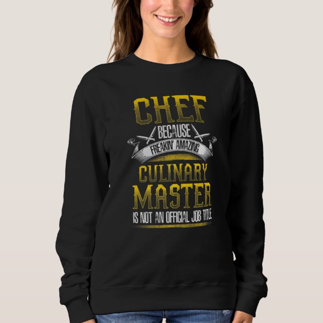 KÜCHENMEISTER  Köche Kochen Sweatshirt (Vorderseite)