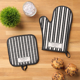 Küchenmeister Ofenhandschuh & Topflappen-Set