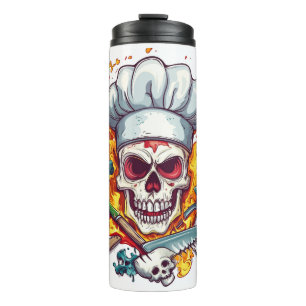 Küchenmeister Totenkopf Thermosbecher