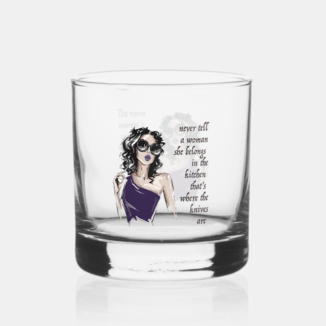 Küchenmesser gehören dazu whiskyglas (Vorderseite)