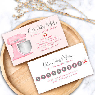 Küchenmixer Rosé Pink Bäckerei Gebäck Chef Einfach Treuekarte
