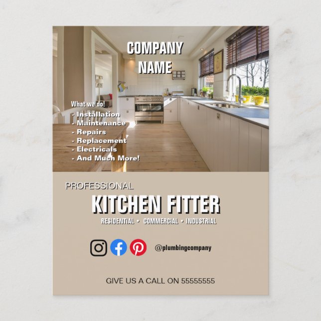 KÜCHENMONTEUR INSTALLATEUR FACHMANN  Flyer (Vorne)