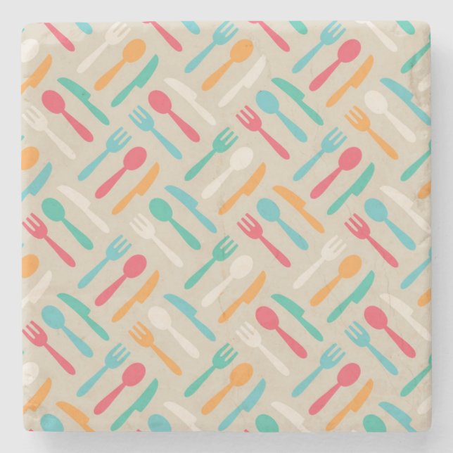 Küchenmuster 3 steinuntersetzer (Vorderseite)