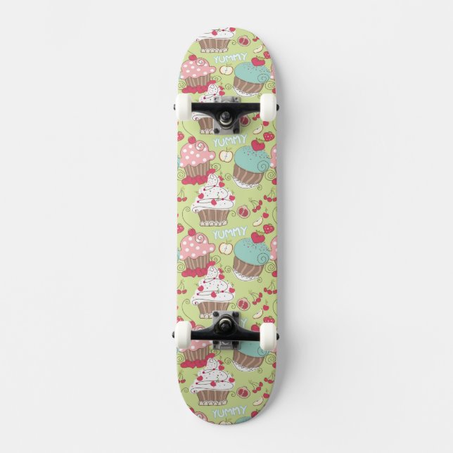 Kuchenmuster Skateboard (Vorderseite)