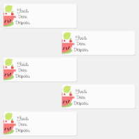 Küchenorganisation Watermelon Food Labels