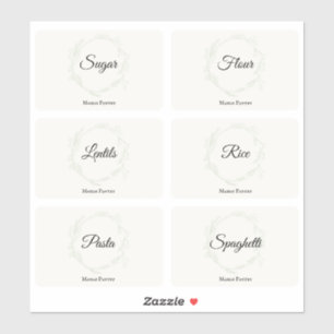 Küchenpantry Organisation Food Storage Labels