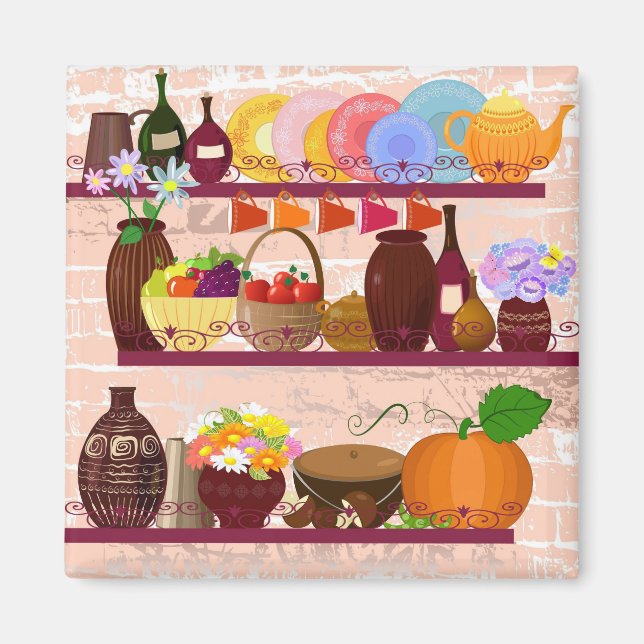 Küchenregale Magnet (Vorne)