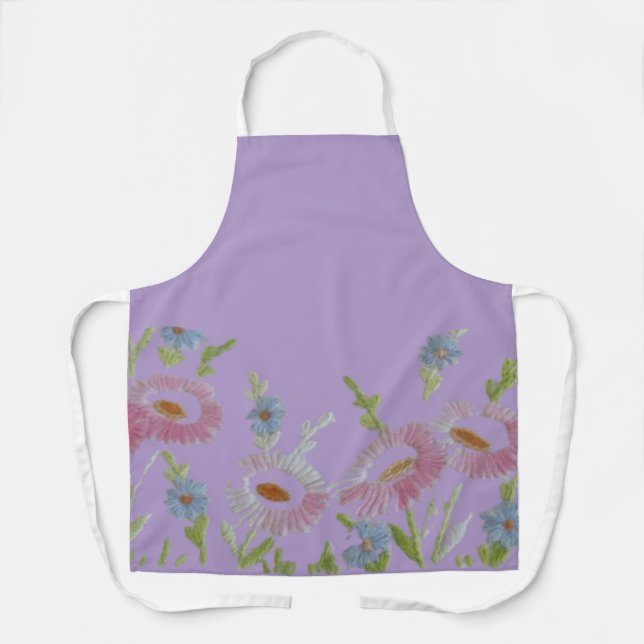 KÜCHENSCHÜRZEN BLUMEN DESIGN SCHÜRZE (Vorderseite)
