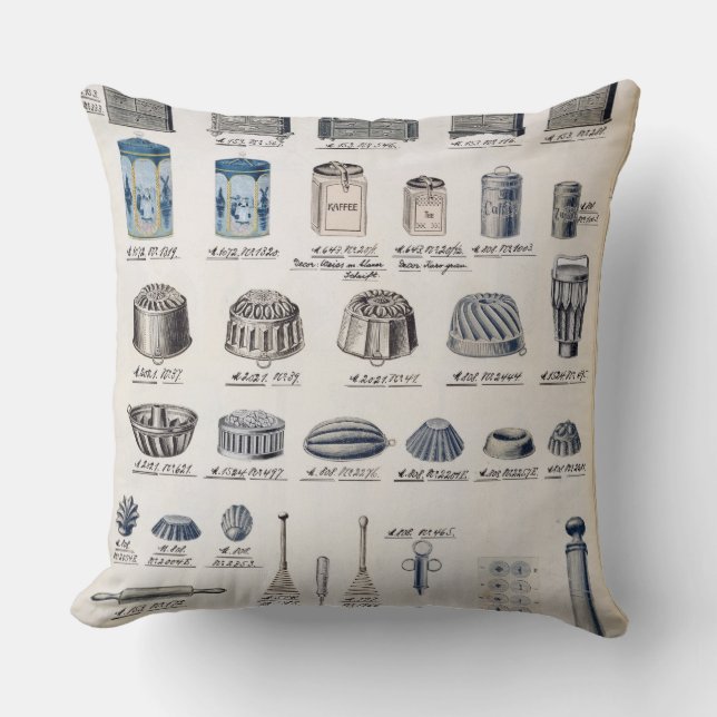 Küchenspeicher und -geräte von einem kissen (Vorderseite)