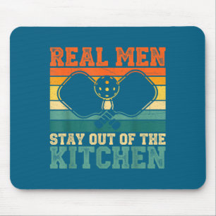 Küchenspieler echtes Out Pickleball Bleib Humor Mousepad