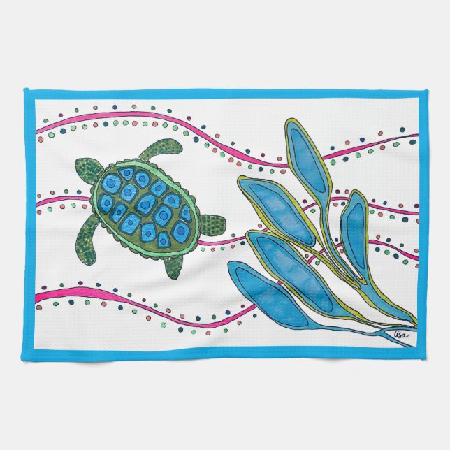 KÜCHENSTADT "IN the FLOW" Geschirrtuch (Horizontal)