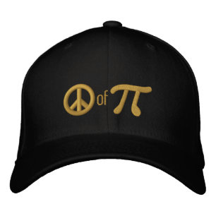 Kuchenstück wie in Frieden von Pi Bestickte Baseballkappe